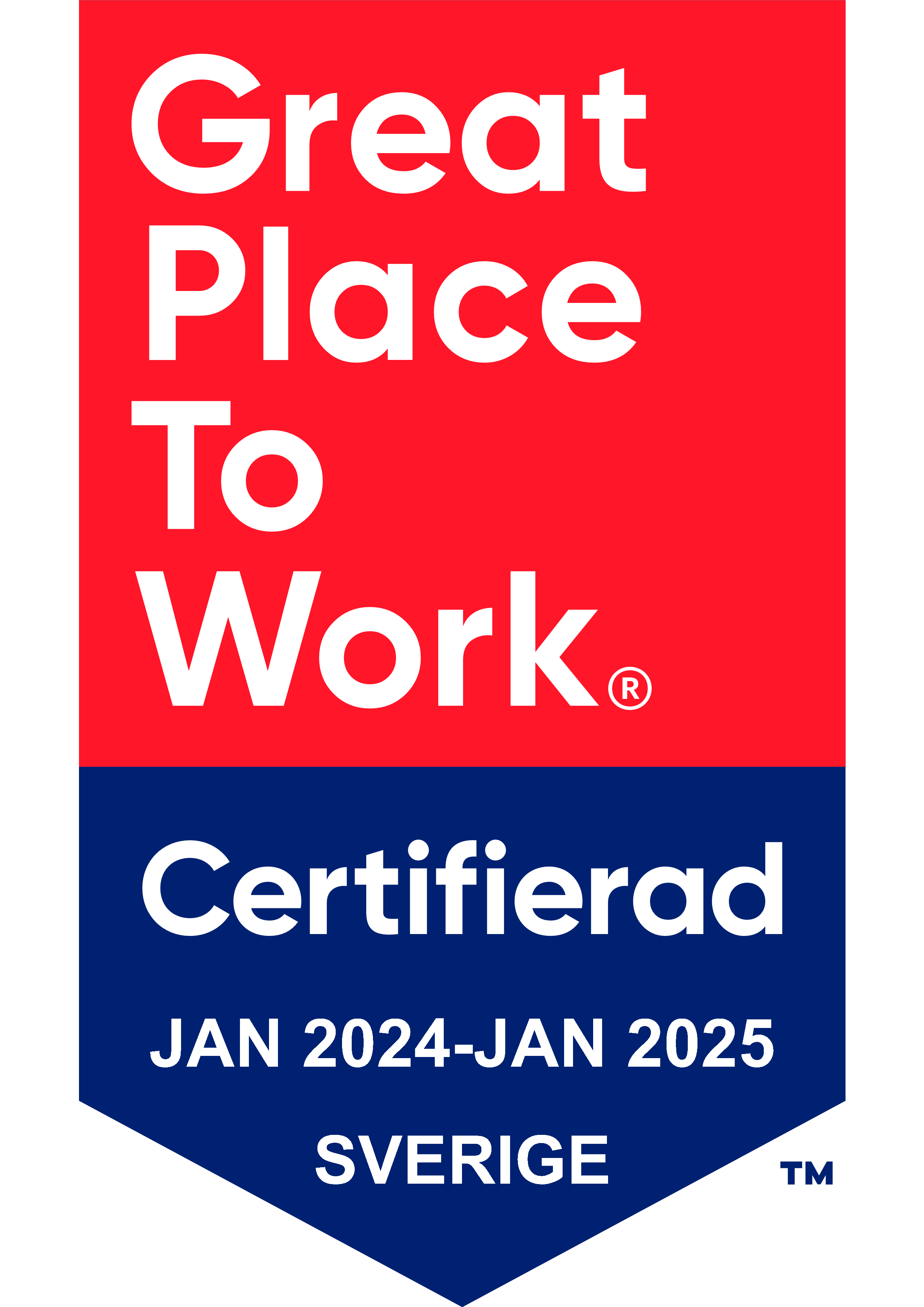 great place to work certifierad