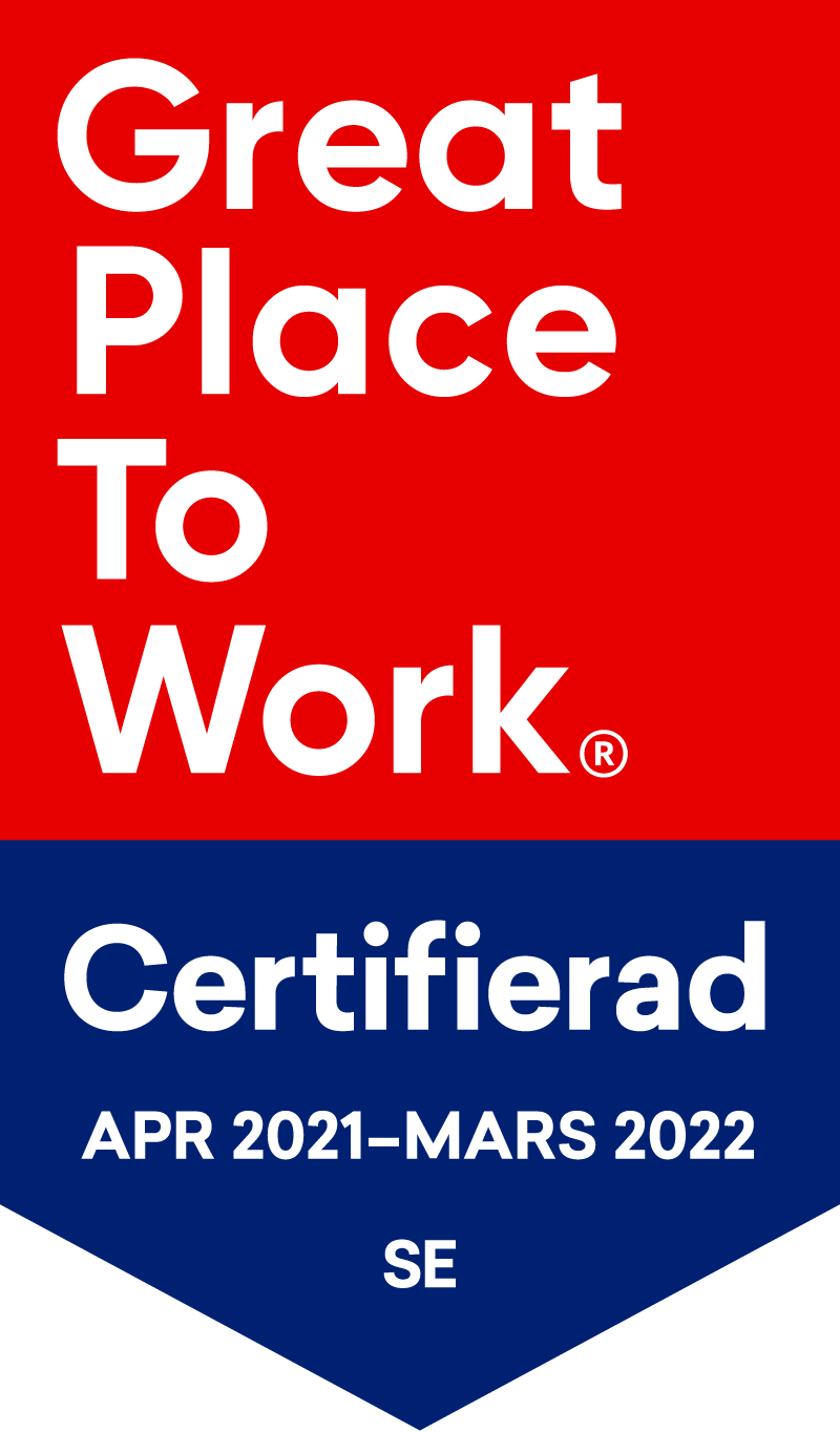 great place to work-certifierad