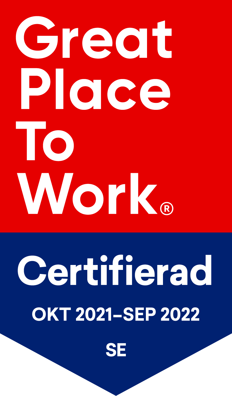 great place to work certifierad