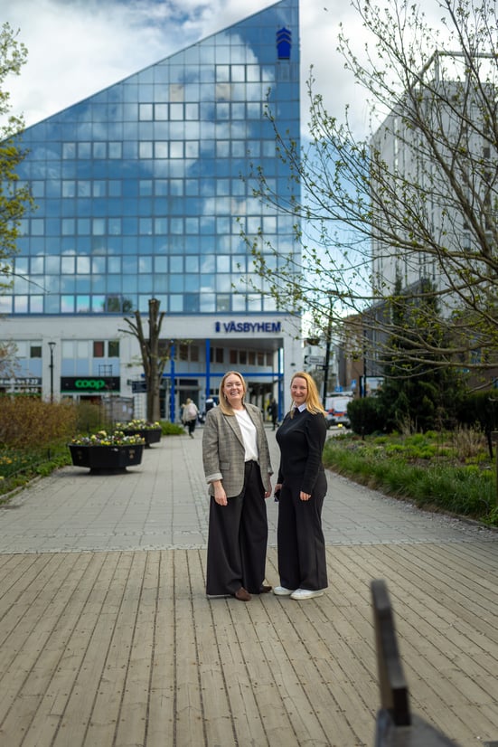 Therese Eriksson och Jenny Rud Sel great place to work väsbyhem