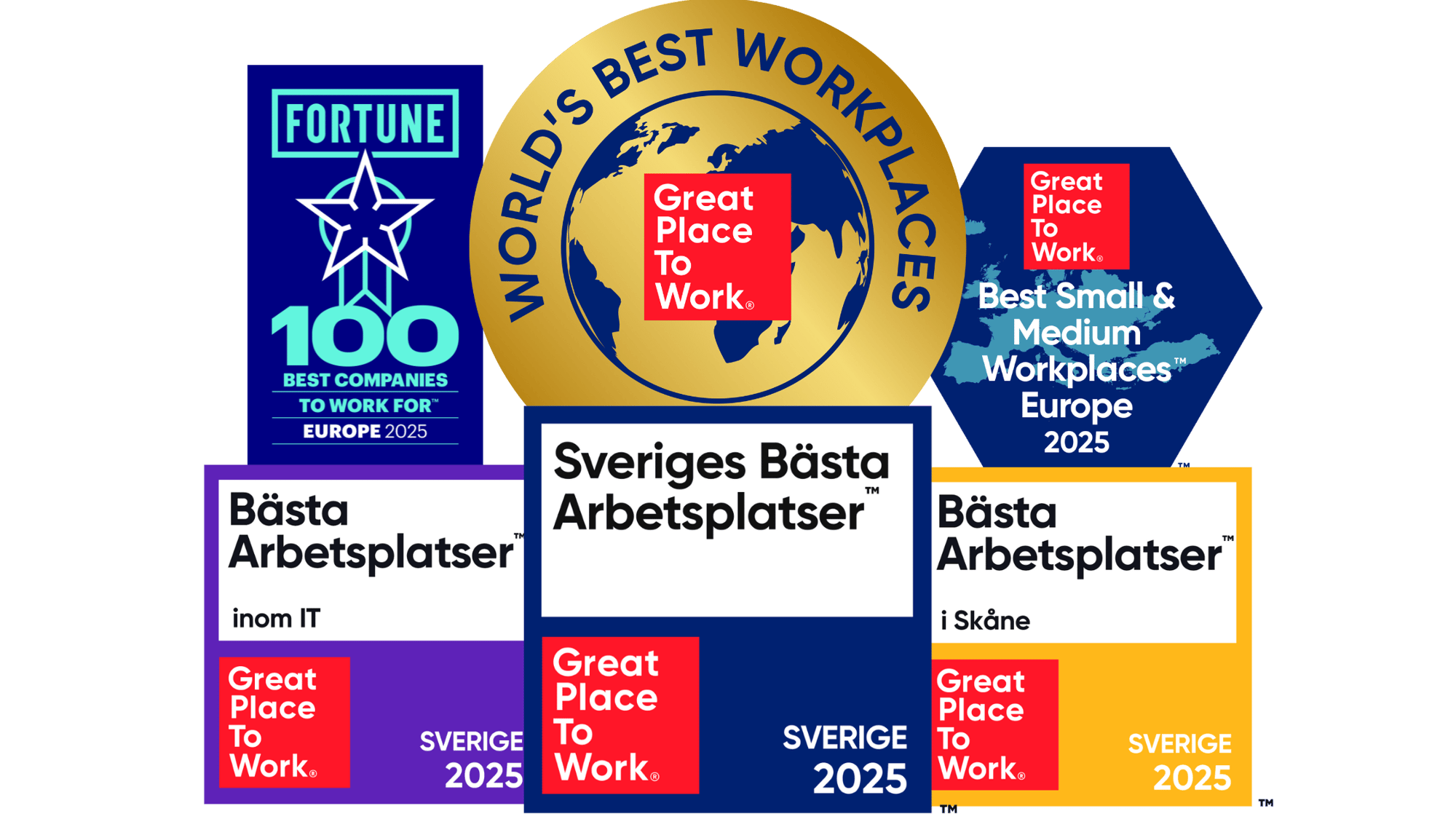 rankinglistor great place to work 2025