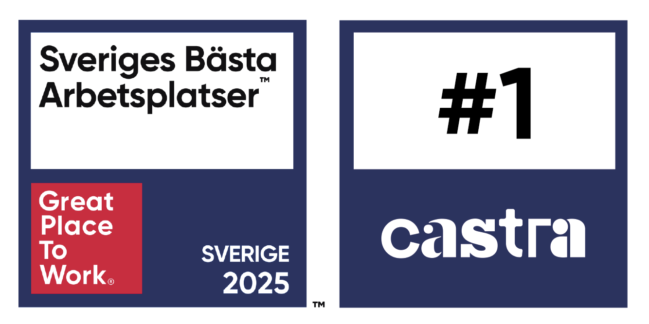 Castra är Sveriges Bästa Arbetsplats 2025
