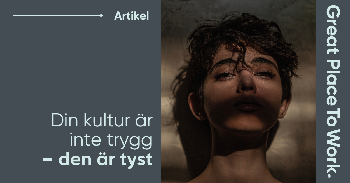 Din kultur är inte trygg – den är tyst