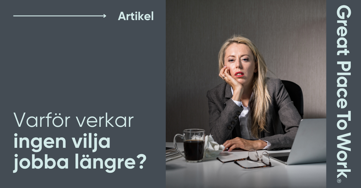 Varför verkar ingen vilja jobba längre?&nbsp;