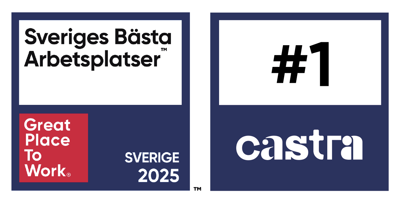 Castra är Sveriges Bästa Arbetsplats 2025