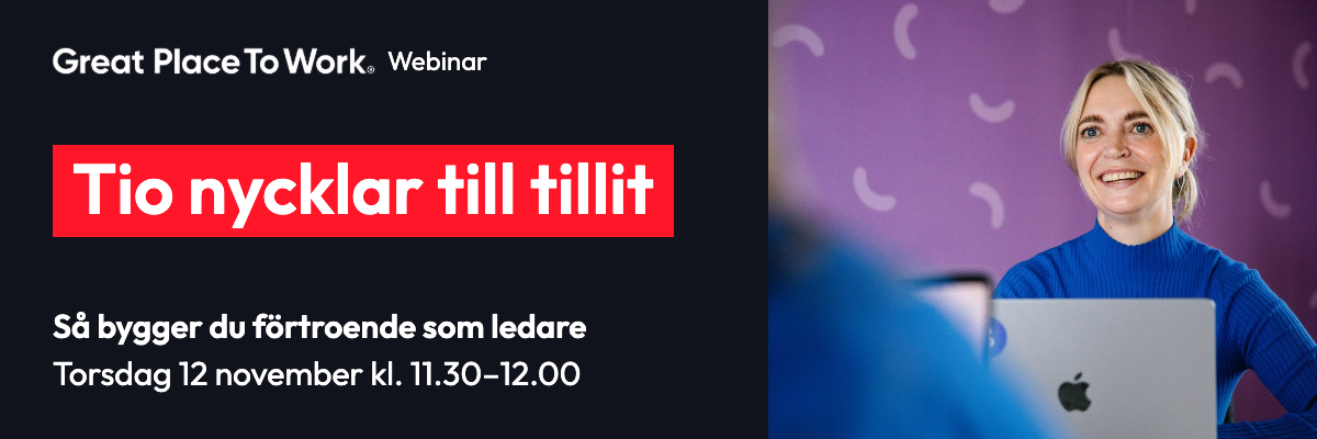 Webinar: Tio nycklar till tillit