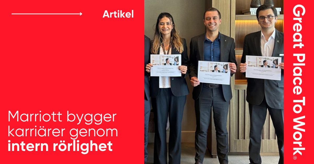 Marriott bygger karriärer genom intern rörlighet