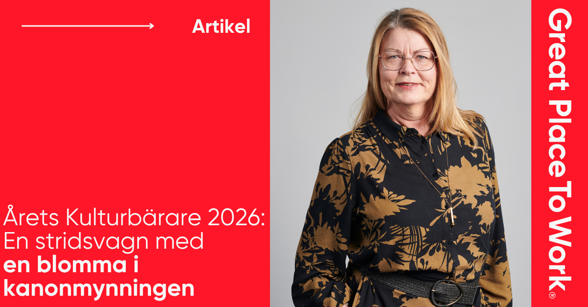 Årets Kulturbärare 2026: En stridsvagn med en blomma i kanonmynningen