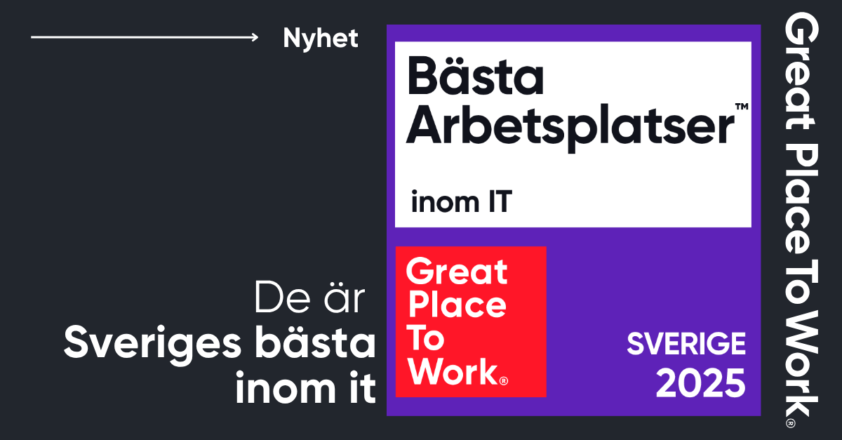 Inom PRM Sveriges Bästa Arbetsplatser inom IT 2025